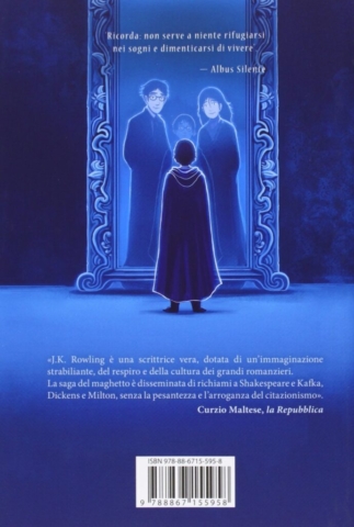 Harry Potter and the Philosopher's Stone Castle Ediotion 2013 – Back Italian Cover