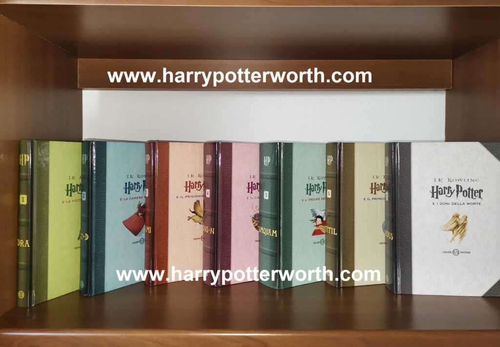 Harry Potter Edizione Salani 2007 - Motto Hogwarts Cofanetto scitte latino